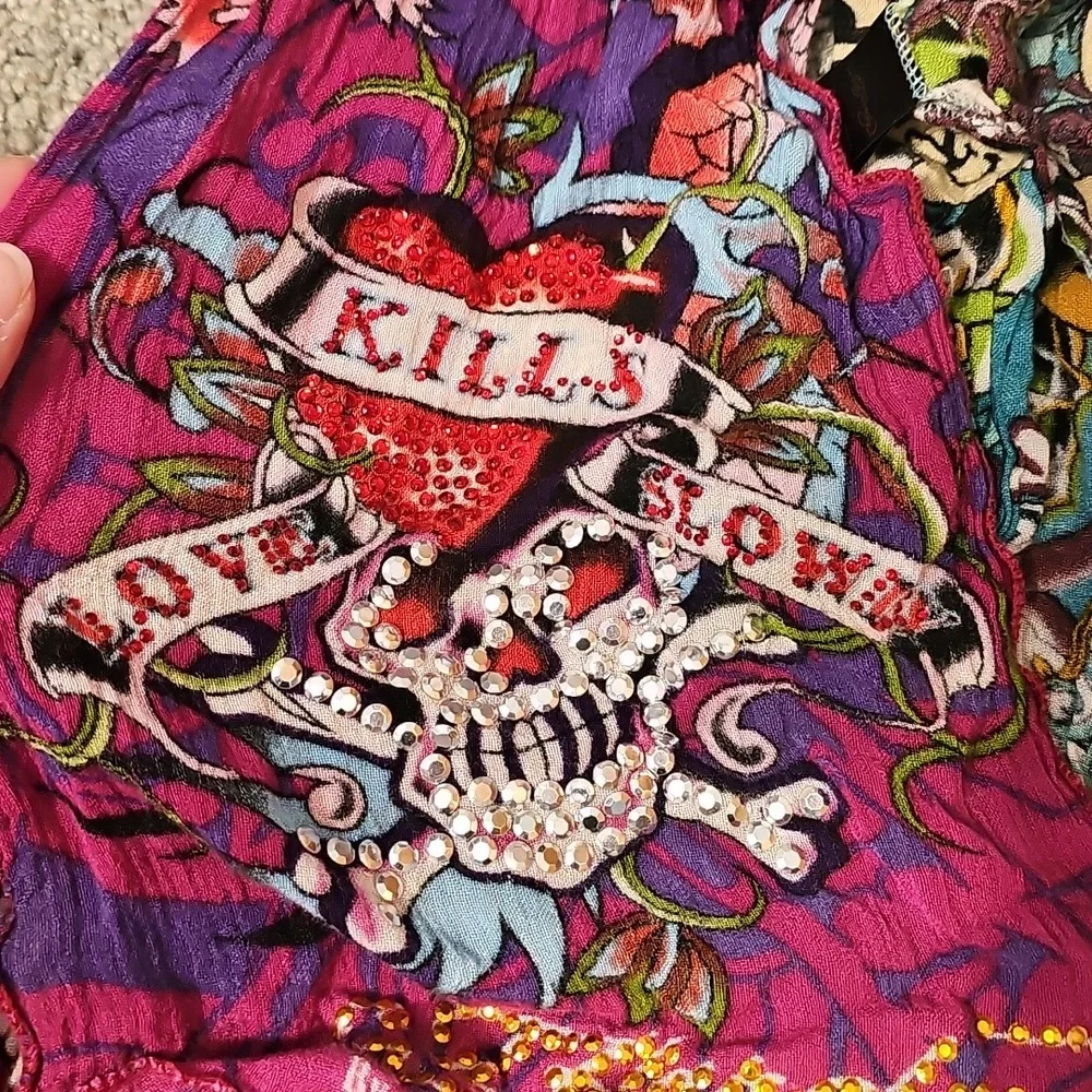 Ed Hardy Scarf Bundle! - Picture 3 of 7